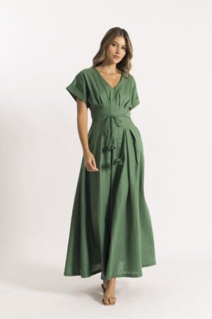 Vestido clio verde