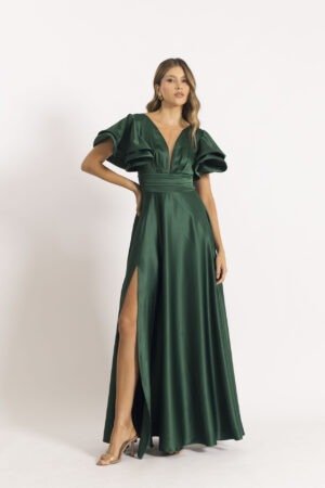 Vestido pilar verde