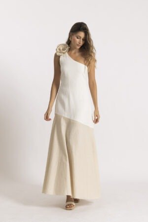Vestido alma marfil