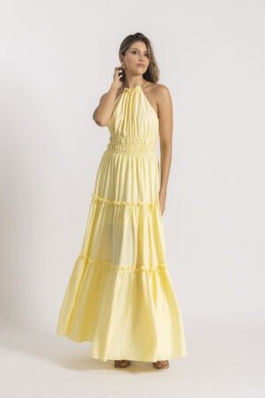 Vestido noha amarillo