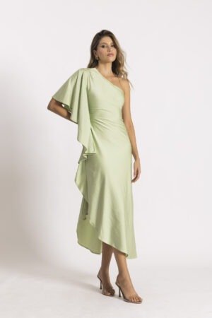 Vestido gema verde menta