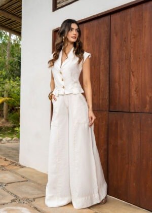 Pantalon lucero marfil