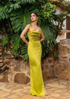 Vestido alana pistacho
