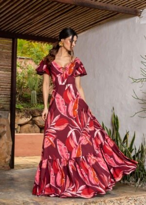 Vestido emylia magenta