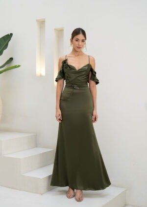 Vestido eugenia verde