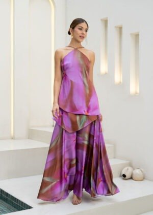 Vestido georgina mora vino