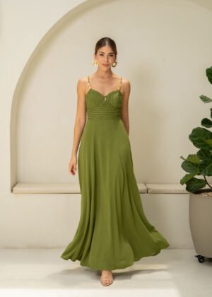 Vestido melina verde