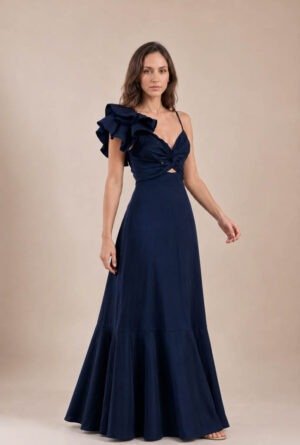 Vestido gracia navy