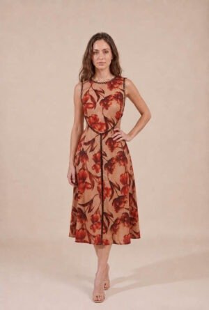 Vestido fabiola estampado
