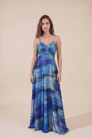 Vestido ela azul