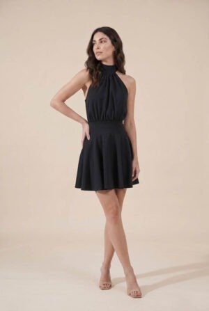 Vestido saura negro