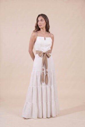Vestido ivonne marfil