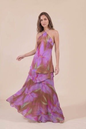 Vestido georgina mora vino