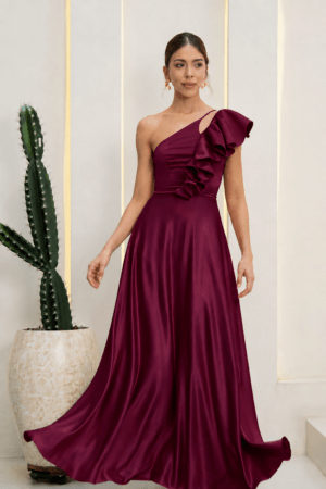Vestido lourdes vino
