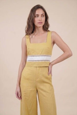 Blusa margot amarilla