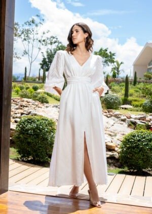 Vestido corinna lino